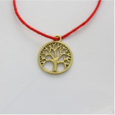 Красная нить с подвеской Дерево Жизни - защита и развитие