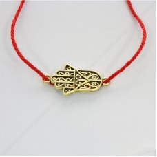 Красная нить с подвеской Хамса - защита от сглазов и порч