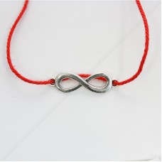 Красная нить с амулетом Бесконечность - вечная жизнь, вечная любовь