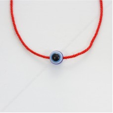 Красная нить с оберегом Кошачий глаз - для отвода сглазов 